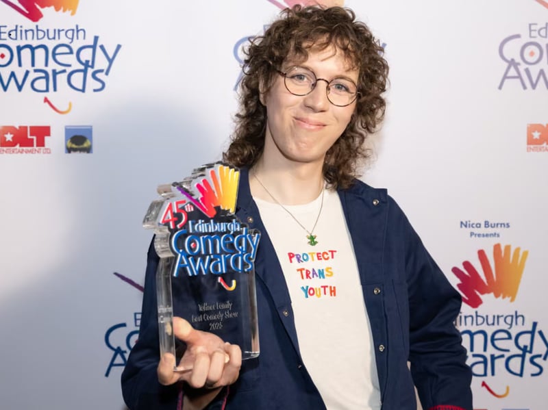 Sam Nicoresti became the first trans performer to win the Edinburgh Comedy Award last year for her show 'Baby Doomer'. Join her for a "glistening swan-song" of the show for four performances only, at the Pleasance Courtyard at 8pm on Saturday, August 15, then at 7pm from August 17-19.