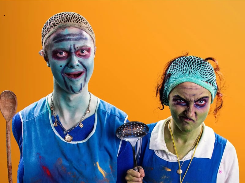 Late night clowning duo Lady Bolognese won the award for Best Variety Act at the Leicester Comedy Festival for 'Class War', which sees the audience taken back to school to meer monstrous dinner ladies Barbara and Veronica. Tuck in at The Pleasance Courtyard from August 5-30 at 11pm.
