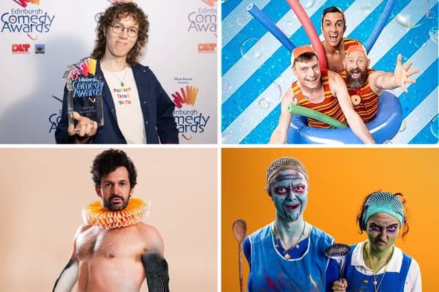 Four award-winning shows coming to the Edinburgh Festival Fringe this year.