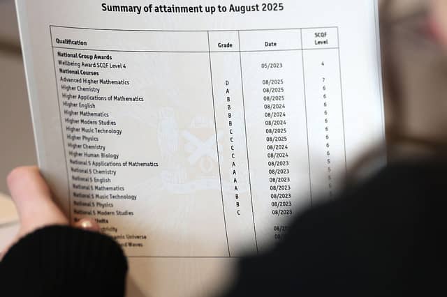 Scottish pupils got their exam results this week.