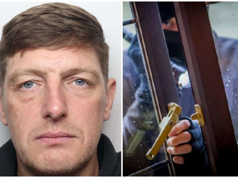 Scott Wright was jailed for three years after he and an accomplice smashed their way into an Adel house, while the holidaying owners watched in horror over CCTV on their phone. The 46-year-old admitted the burglary and attempting to break into another home on the same night. His accomplice will be sentenced at a later date.