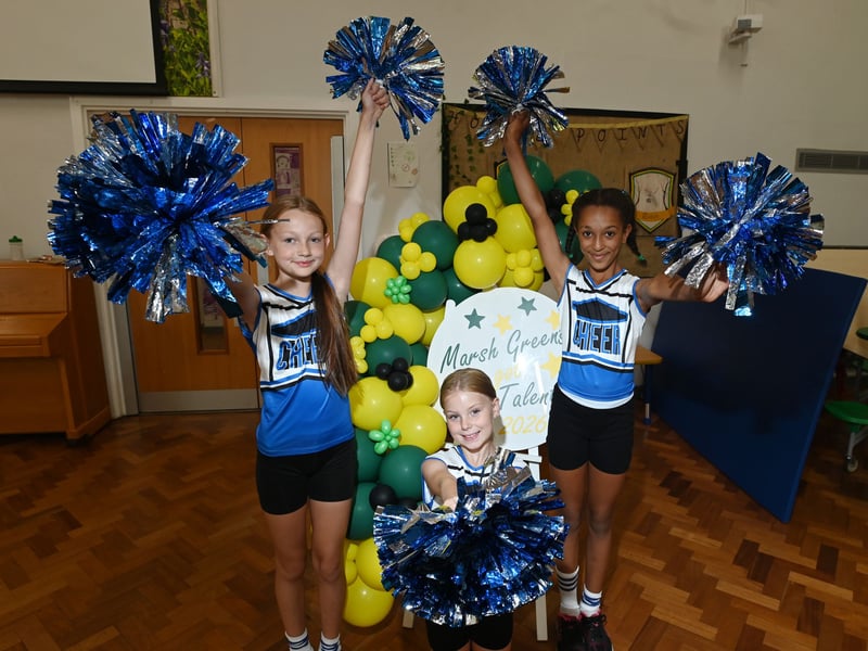 Ready to perform at Marsh Green's Got Talent 2026 - the final.