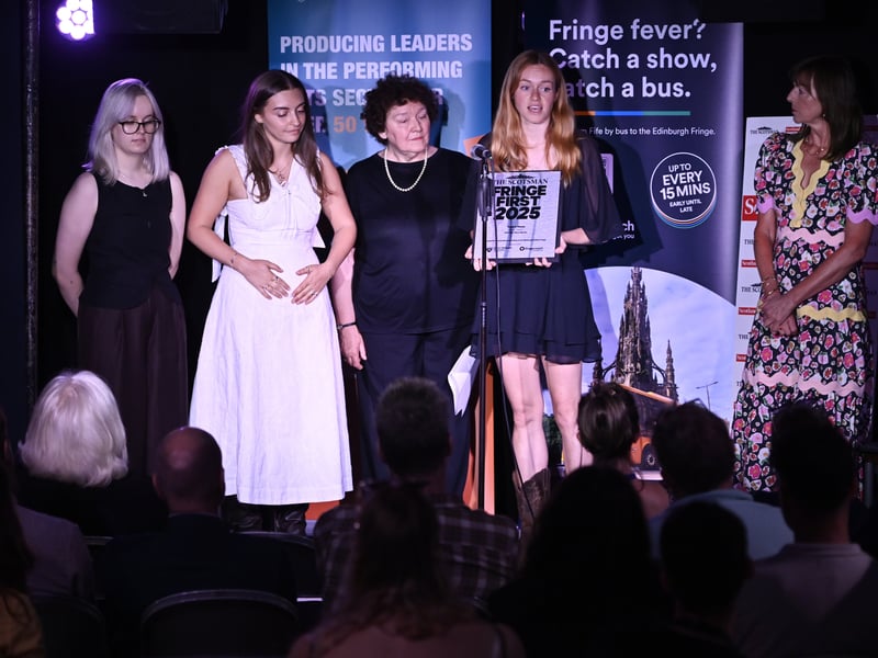 Another Fringe First 2025 winner, Youth in Flames is a play inspired by the real events of Hong Kong’s proposed extradition bill in 2019, written and performed by Mimi Martin. In our four star review of the show, we said: “Martin’s writing is tight and urgent” and that her performance is “perfectly pitched”. Youth in Flames is running at Pleasance Courtyard from August 5-31.