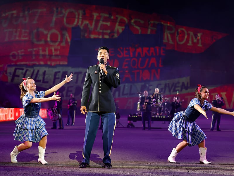 The United States Army Field Band are also appearing in this year's Royal Edinburgh Military Tattoo.