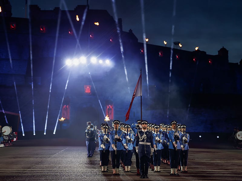 The German Army Band are one of the star attractions of this year's Royal Edinburgh Military Tattoo.