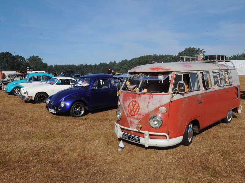 The VW Festival is taking place at Harewood House this weekend