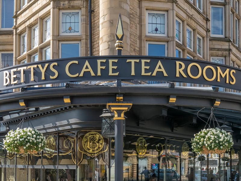 The iconic Bettys Tea Room isn't just a café, it's a shop too. Inside, you can buy handcrafted sweet treats, including the brand's famous fat rascals.