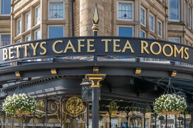 The iconic Bettys Tea Room isn't just a café, it's a shop too. Inside, you can buy handcrafted sweet treats, including the brand's famous fat rascals.
