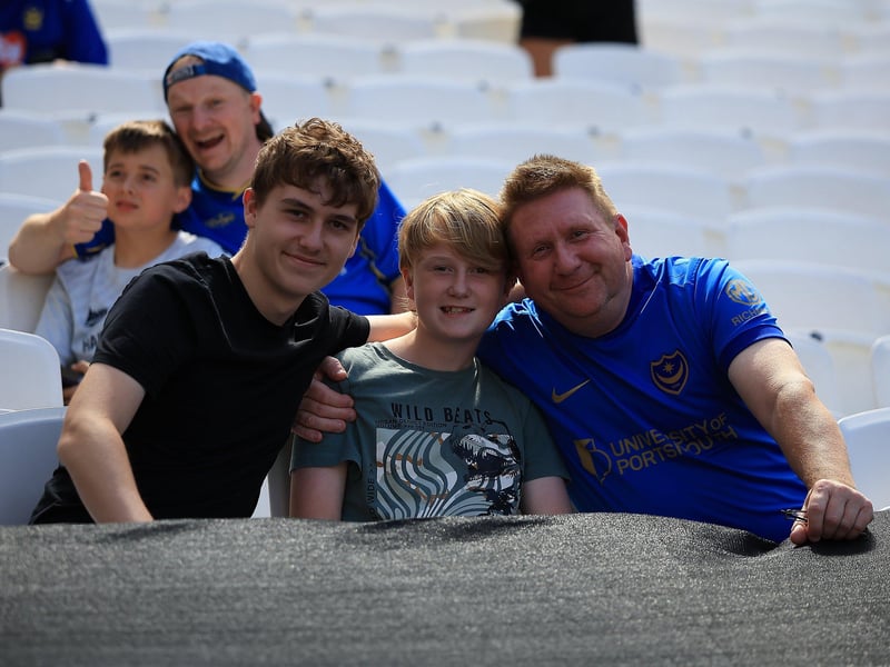 Pompey fans packed out the London Stadium for their Carabao Cup first-round tie.