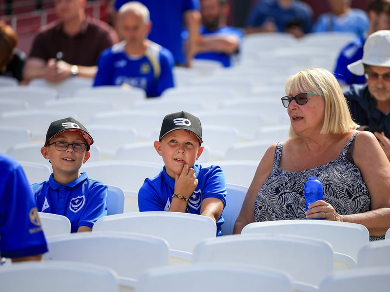 More fantastic photos of Pompey faithful at London Stadium for Carabao Cup contest against West Ham.