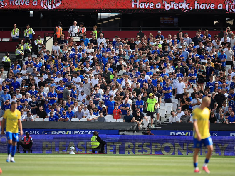 More fantastic photos of Pompey faithful at London Stadium for Carabao Cup contest against West Ham.