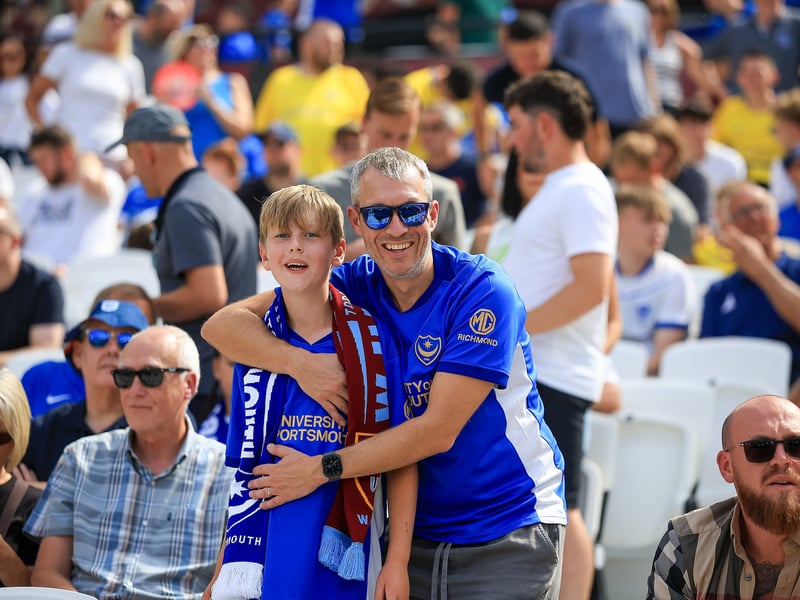 More fantastic photos of Pompey faithful at London Stadium for Carabao Cup contest against West Ham.