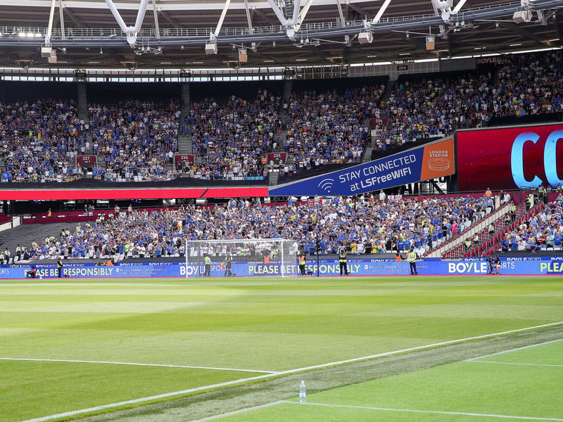 More fantastic photos of Pompey faithful at London Stadium for Carabao Cup contest against West Ham.