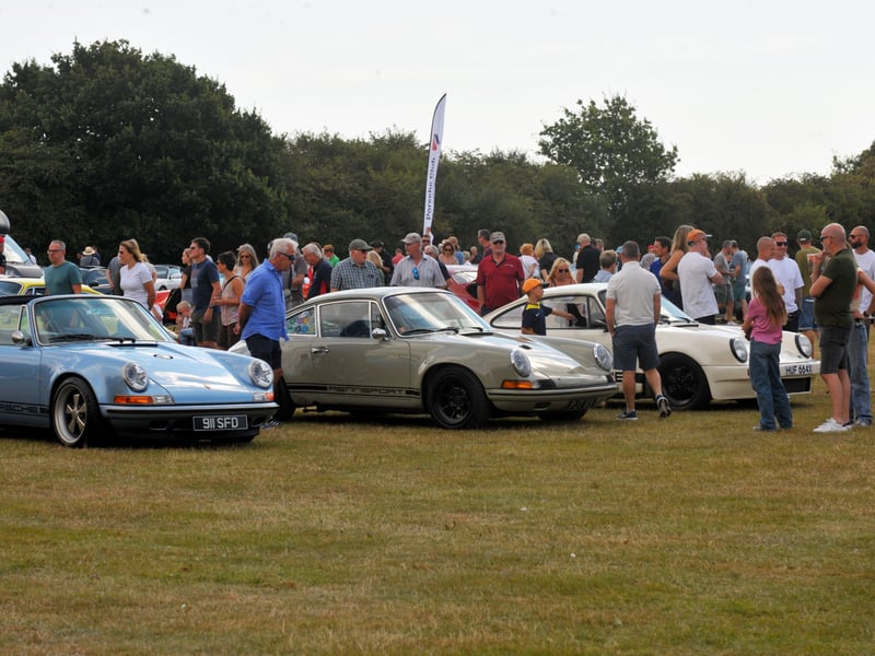 Porsche fans at Lotherton Hall