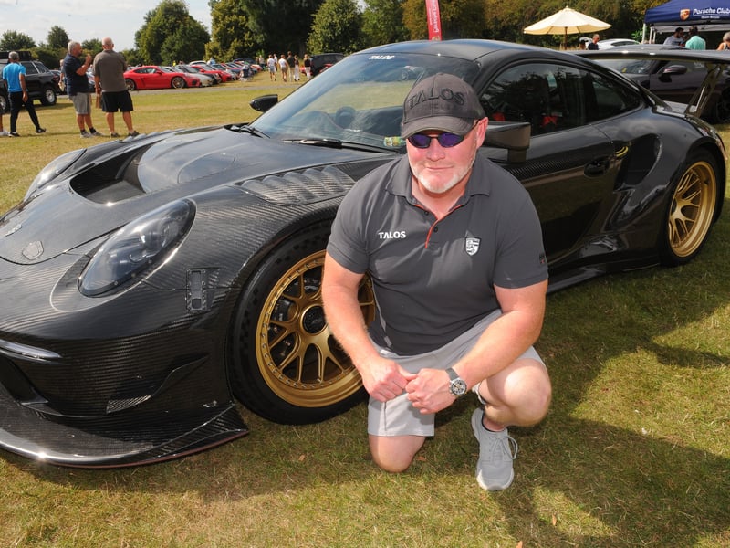 Jamie Thwaites by his 991-2 Porsche GT3RS, converted by Talos Vehicles, and one of only 20 made 
