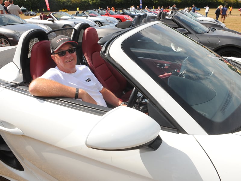 Andrew Parrott in his 718 Boxster S