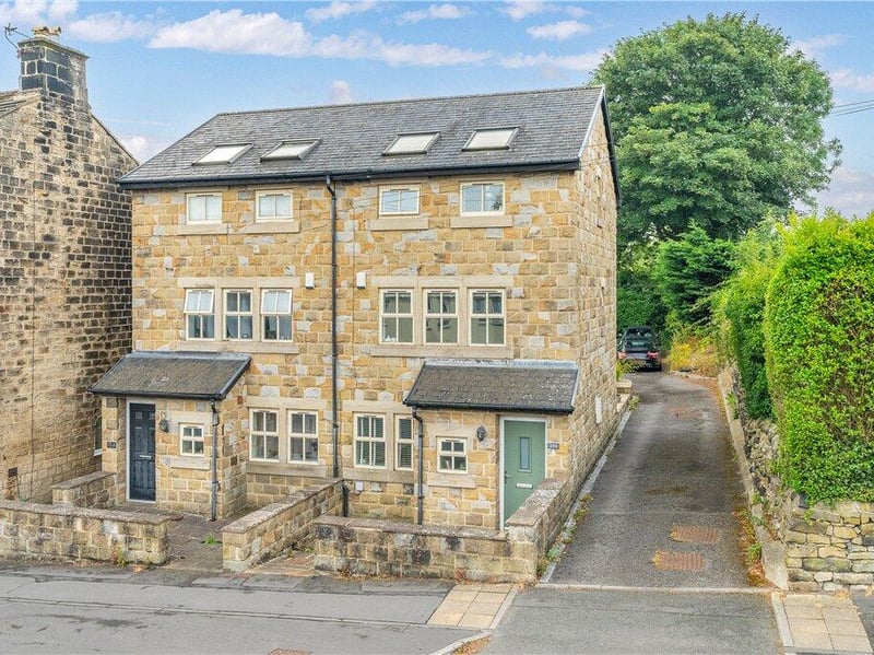 This three bedroom and two bathroom townhouse is for sale with Dacre Son & Hartley for £300,000