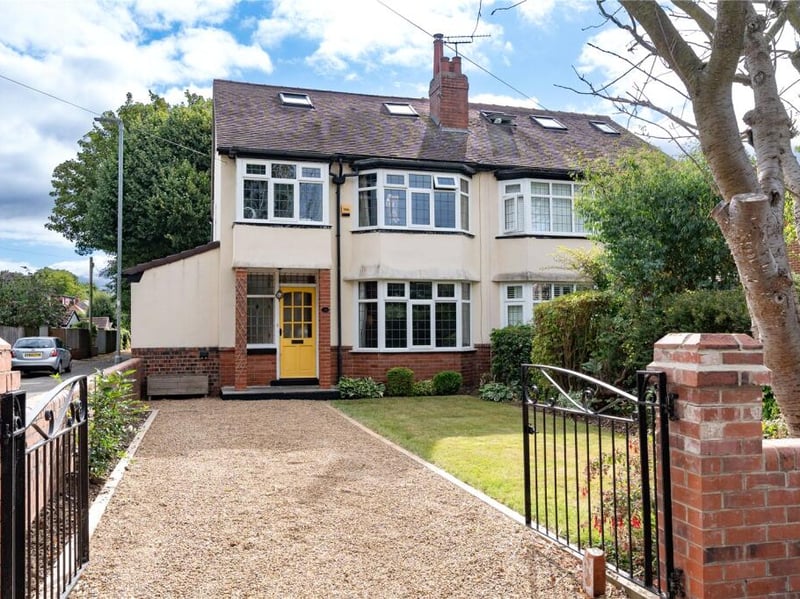 This four bedroom and three bathroom semi-detached house is for sale with Manning Stainton for £575,000