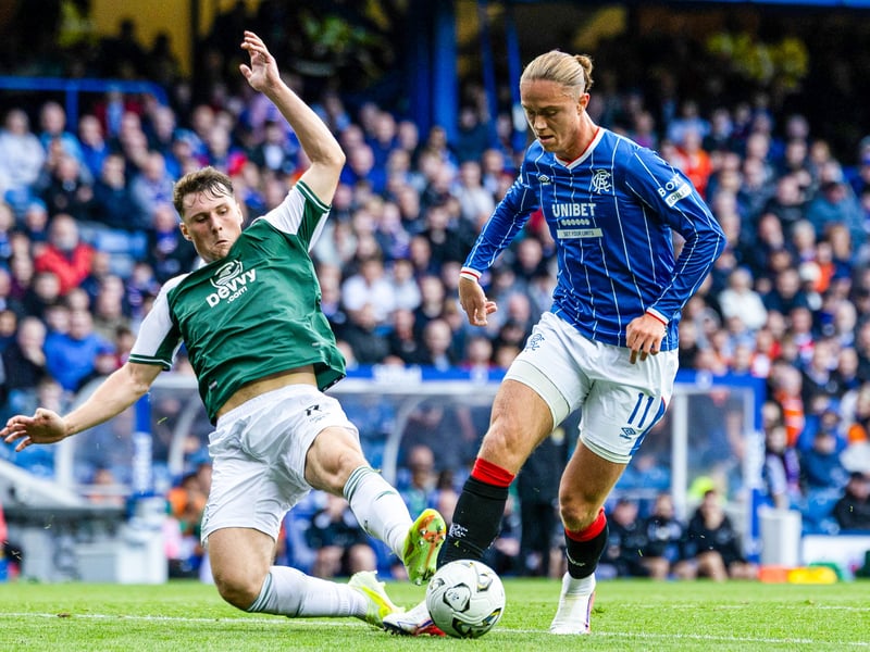 The playmaker has yet to fully nail down a position at Rangers following his arrival from Luton Town last summer, but looks more suited to a role just behind the striker where he can get into the box.
