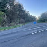 Conagher Road closed at the junction with Knock Road due to fire.