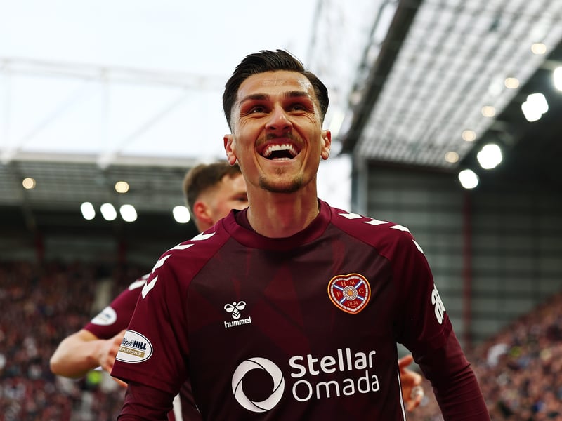 The Greek winger was a fan favourite at Tynecastle after a number of stand out performances last season, but was allowed to join Turkish side Corum FK for a seven figure fee in the summer. It's a decision Hearts may be beginning to regret - he's scored four goals and assisted three more in just five appearances.
