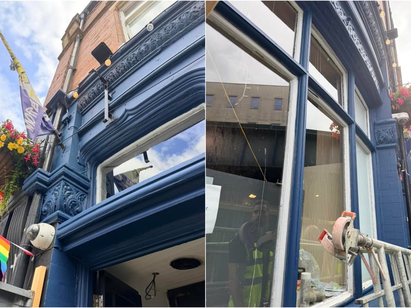 The pub's landlady, Claire, has shared a few snaps from the refurbishment.