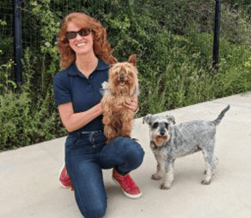 Janice Blakley who aims to complete 500,000 steps in aid of Grovehill Animal Trust this September.
