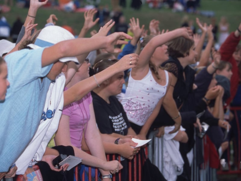 Crowds enjoying the music Picture: Steve Spurgin

