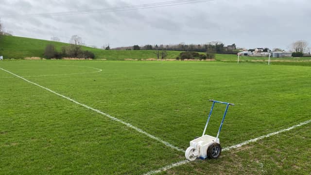 The Holmes, home to Donacloney FC.