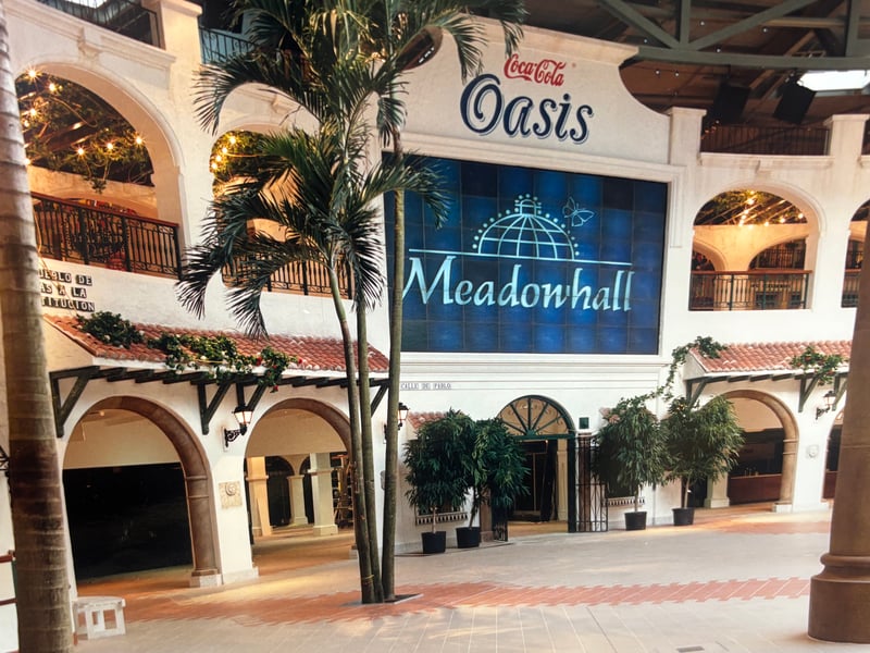 Old photo of The Oasis at Meadowhall