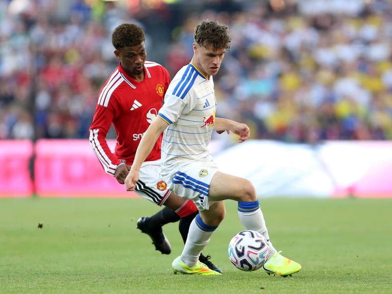 6 - A big night for the youngster starting at left wing back but didn't look at all out of place, defending well against Amad at times and getting forward too although needed help from James at times. Bright prospect.