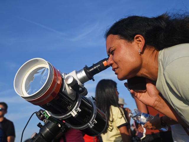 Solar Eclipse 2026 at Roundhay Park, Leeds.