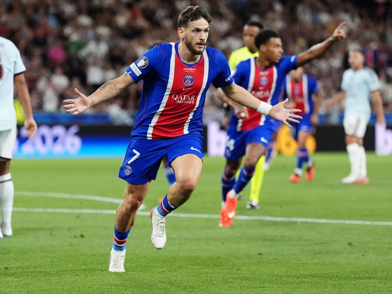 Nicknamed 'Kvaradona' by his teammates, the playmaker is one of the most talented footballers on the planet and proved to be a key player for Paris Saint-Germain last season, scoring 20 goals and assisting a further 12 in all competitions as the French giants won the Champions League, Ligue 1 and the Super Cup. He is priced at 100/1 to become the first Georgian to win the Ballon d'Or.