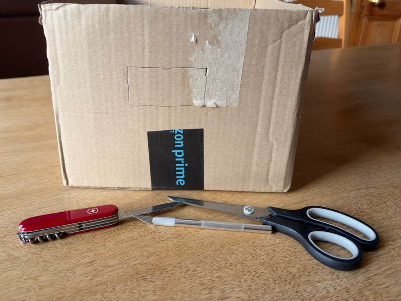 Then you should select your tool for cutting, such as scissors, a stanley knife, craft knife or multi tool such as a Swiss Army Knife. 