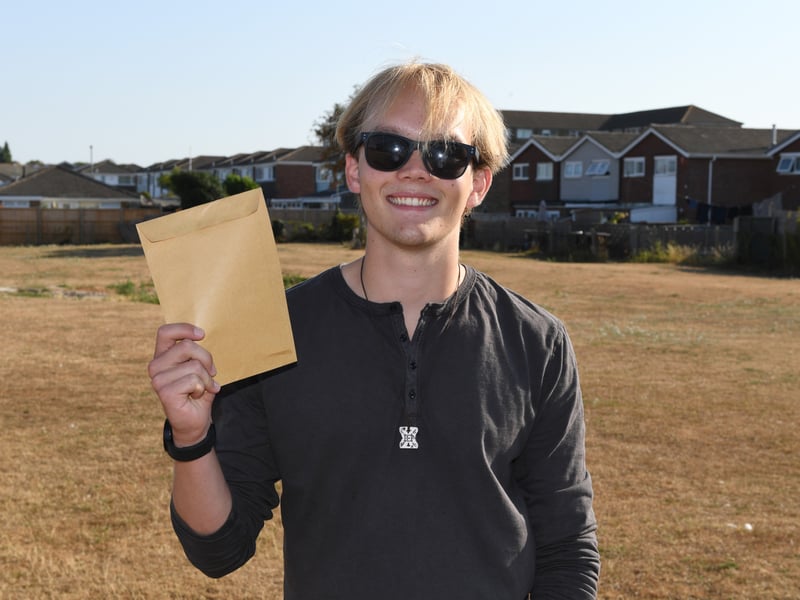 Charlie Mapp got an A* in politics, an A in sociology and a B in film studies and will study politics and international studies at Warwick.
