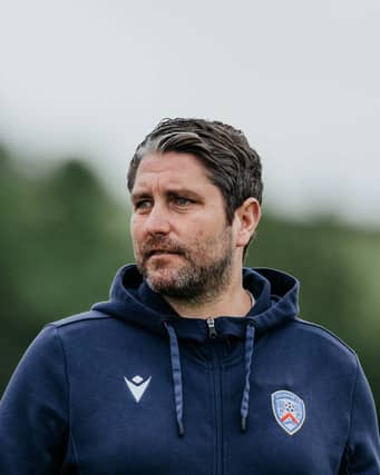 Coleraine head coach Ruaidhri Higgins.
