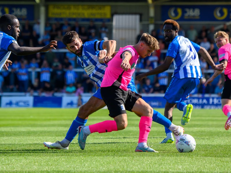 Hunter started last weekend's win and will hope to have done enough to retain his place in the side.