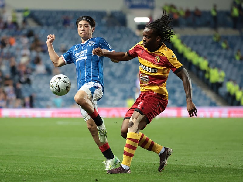 Taken off at half time in the 5-1 cup win over St Mirren at the weekend, with Derek McInnes confirming he was simply "knackered". The Japanese winger will hope to have recovered in time to face Jablonec, though.