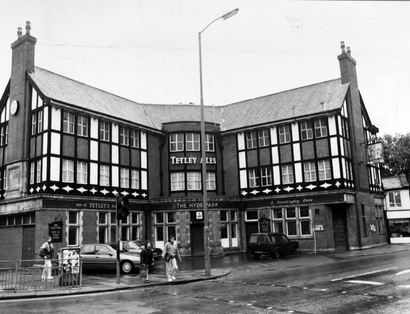The Hyde Park pub, on Headingley Lane, Leeds, in October 1991
