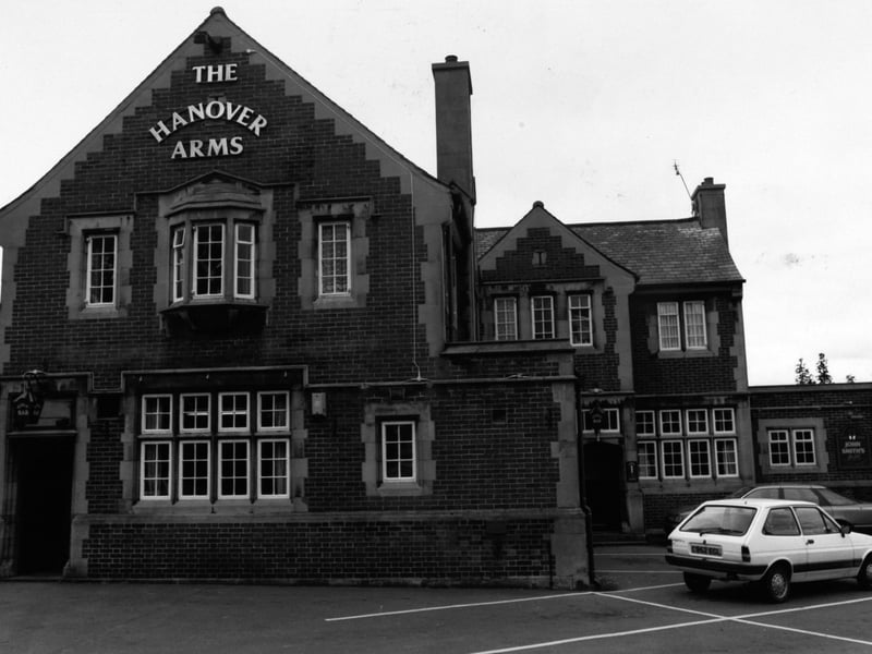 The Hanover Arms, on Lower Wortley Road, Leeds, in August 1991