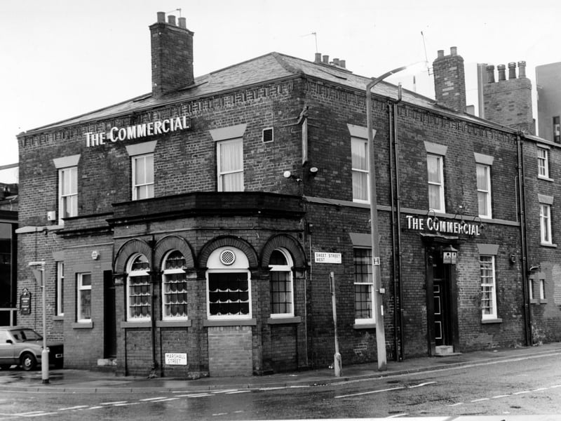 The Commercial pub, on Sweet Street, Leeds, in December 1990