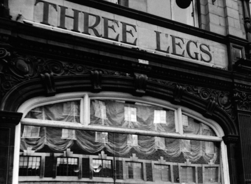 The Three Legs pub, Leeds, in October 1991