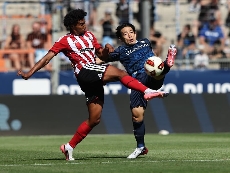 He is a more attack-minded full-back than Norrington-Davies but entered the fray with the Blades fading. 