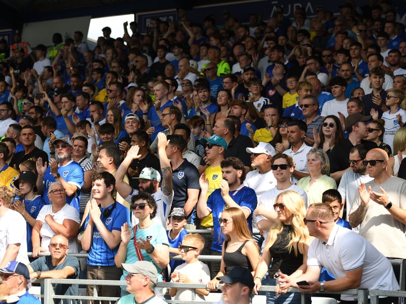 Cracking photos as 20,479 supporters pack-out Fratton Park for Pompey's Championship opener against QPR on Saturday.