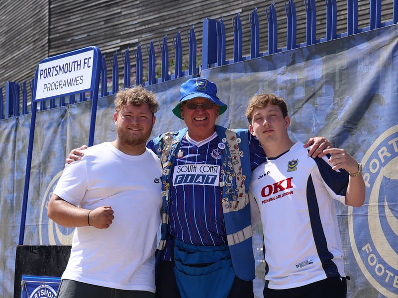 Cracking photos as 20,479 supporters pack-out Fratton Park for Pompey's Championship opener against QPR on Saturday.