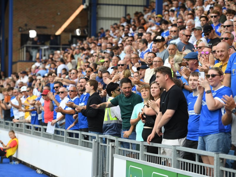 Cracking photos as 20,479 supporters pack-out Fratton Park for Pompey's Championship opener against QPR on Saturday.