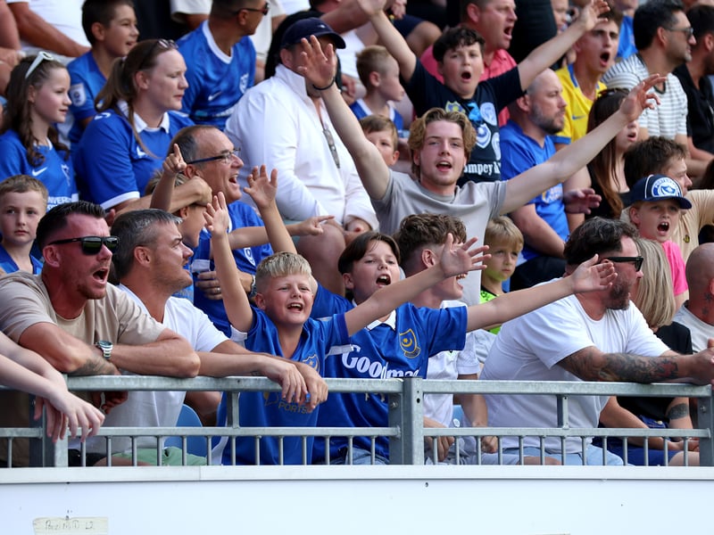 Cracking photos as 20,479 supporters pack-out Fratton Park for Pompey's Championship opener against QPR on Saturday.