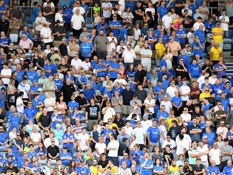 Cracking photos as 20,479 supporters pack-out Fratton Park for Pompey's Championship opener against QPR on Saturday.