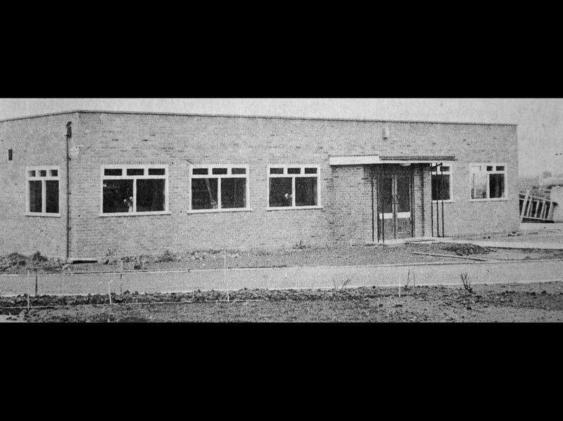 The Coddon Pavilion at Wellington Road, Donnington, at the time of its opening in 1966. This picture is copied direct from the Newport Advertiser of Friday, November 4, 1966. The accompanying story began: "There was a large and representative gathering on Saturday (so October 29, 1966) at the new Coddon Club Pavilion, Donnington, recently completed at Wellington Road Sports Ground for the Coddon Sports and Social Club which replaces an old temporary building which had reached the end of its useful life." Coddon, by the way, is derived from COD Donnington.