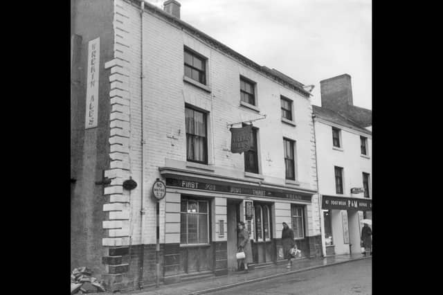 The Duke of Wellington pub was in New Street, Wellington. This picture from our archives has the date February 15, 1963, and the caption said it was "closed during February 1962 and due for demolition." What is puzzling is that if this picture is from February 1963, by which time the pub was closed, why are the lights on and why is a woman apparently about to walk through the front door?
